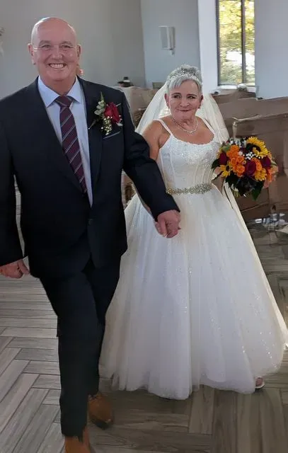 A guest photograph from Anna and Luke’s wedding, uploaded to their PixelParty album