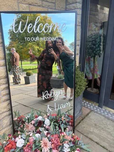 A guest photograph from Chloe and Daniel’s wedding, uploaded to their PixelParty album