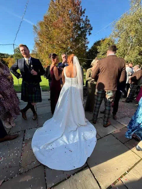 A guest photograph from Chloe and Daniel’s wedding, uploaded to their PixelParty album