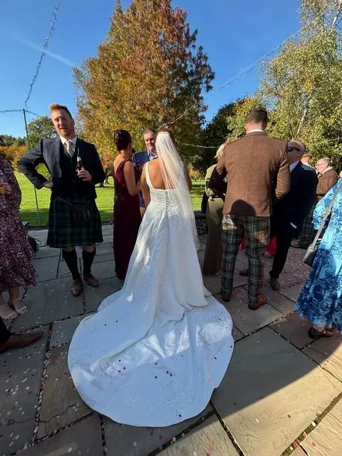 A guest photograph from Chloe and Daniel’s wedding, uploaded to their PixelParty album