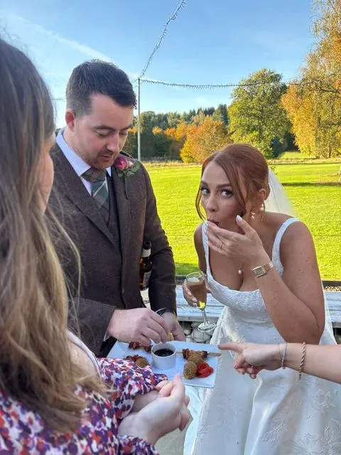 A guest photograph from Chloe and Daniel’s wedding, uploaded to their PixelParty album