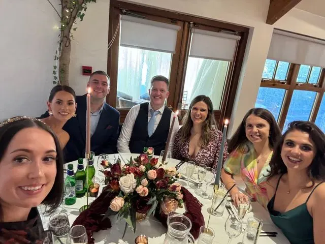 A guest photograph from Chloe and Daniel’s wedding, uploaded to their PixelParty album