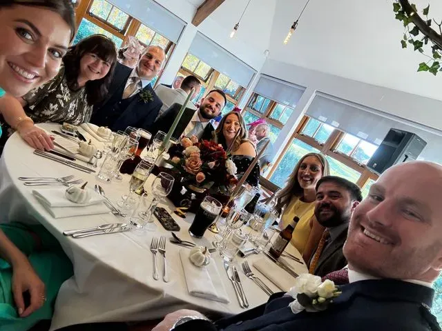 A guest photograph from Chloe and Daniel’s wedding, uploaded to their PixelParty album