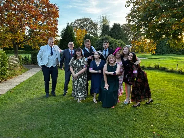 A guest photograph from Chloe and Daniel’s wedding, uploaded to their PixelParty album