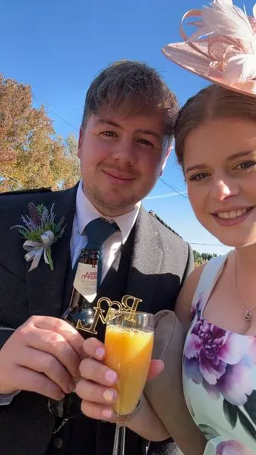 A guest photograph from Chloe and Daniel’s wedding, uploaded to their PixelParty album