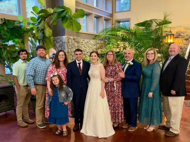 A guest photograph from Kevin and Kelli’s wedding, uploaded to their PixelParty album