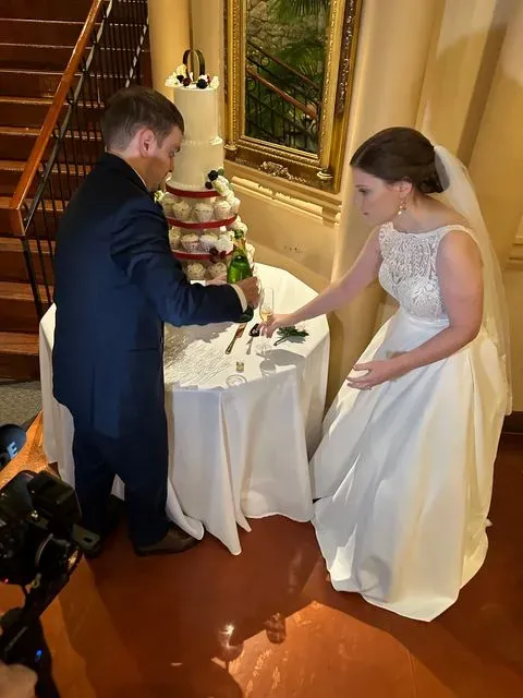 A guest photograph from Kevin and Kelli’s wedding, uploaded to their PixelParty album
