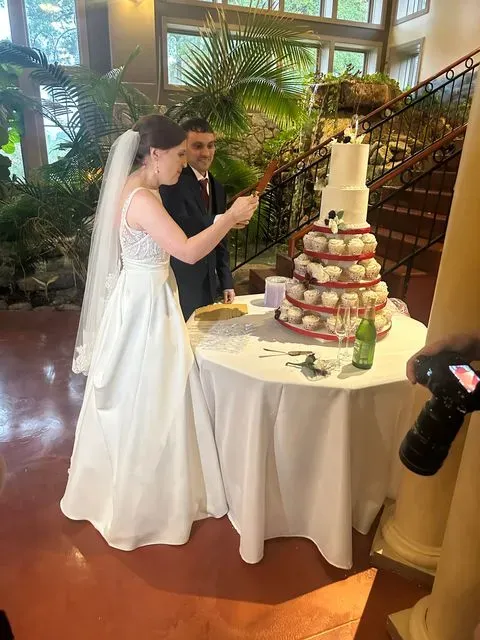 A guest photograph from Kevin and Kelli’s wedding, uploaded to their PixelParty album