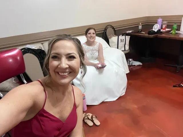 A guest photograph from Kevin and Kelli’s wedding, uploaded to their PixelParty album