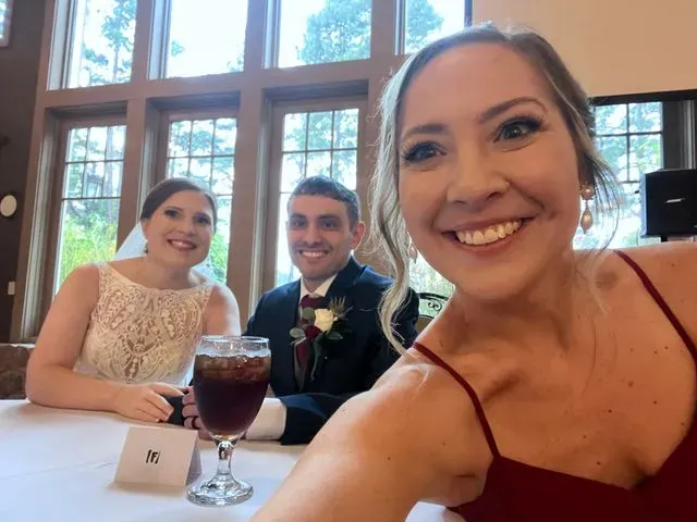 A guest photograph from Kevin and Kelli’s wedding, uploaded to their PixelParty album